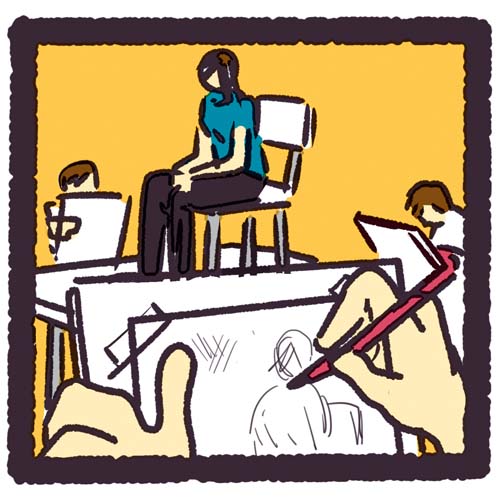 disegno per il fumetto