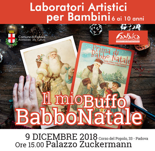 9 dicembre – Laboratorio artistico per bambini  -Il mio buffo Babbo Natale-
