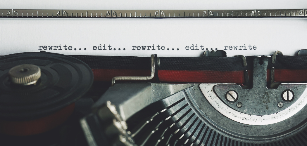 Editing